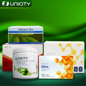 Bộ 5 Sản Phẩm Giảm Cân Đốt Mỡ, Tăng Cường Năng Lượng Unicity