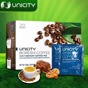 Cafe Nấm Linh Chi Bio Reishi Unicity Hộp 20 Gói