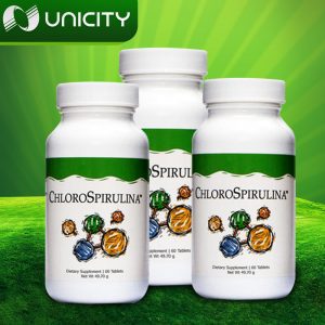 Tảo Xoắn ChloroSpirulina Unicity Lọ 60 Viên