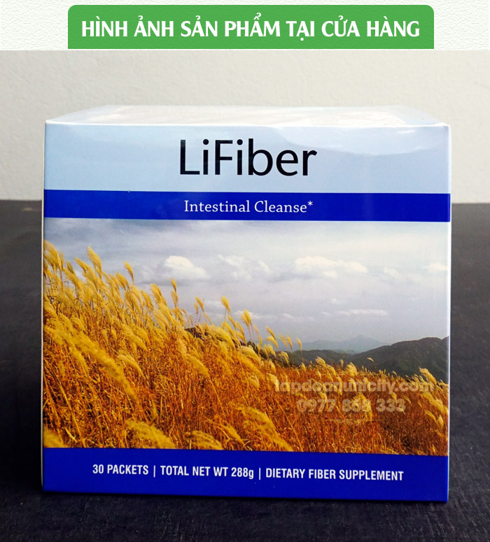 LiFiber Unicity Thải Độc Đường Ruột Hộp 30 Gói - Tập Đoàn Unicity